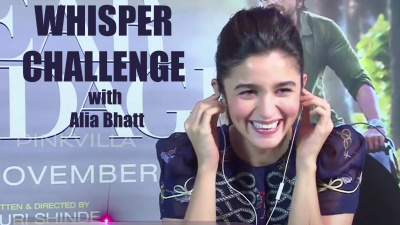 Exclusive: Alia Bhatt may have just proved that she is the Queen of Whisper Challenge!